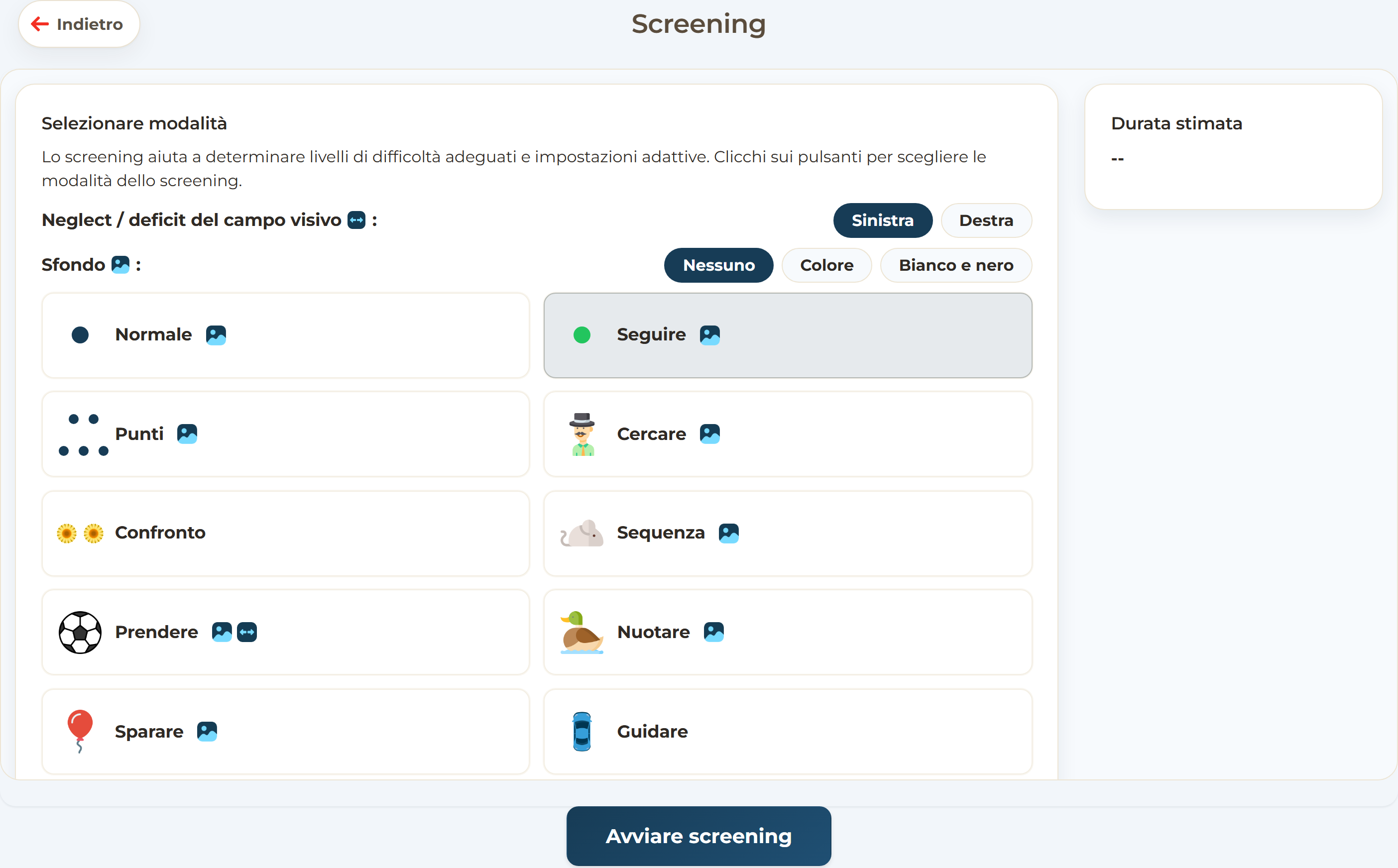 Screening