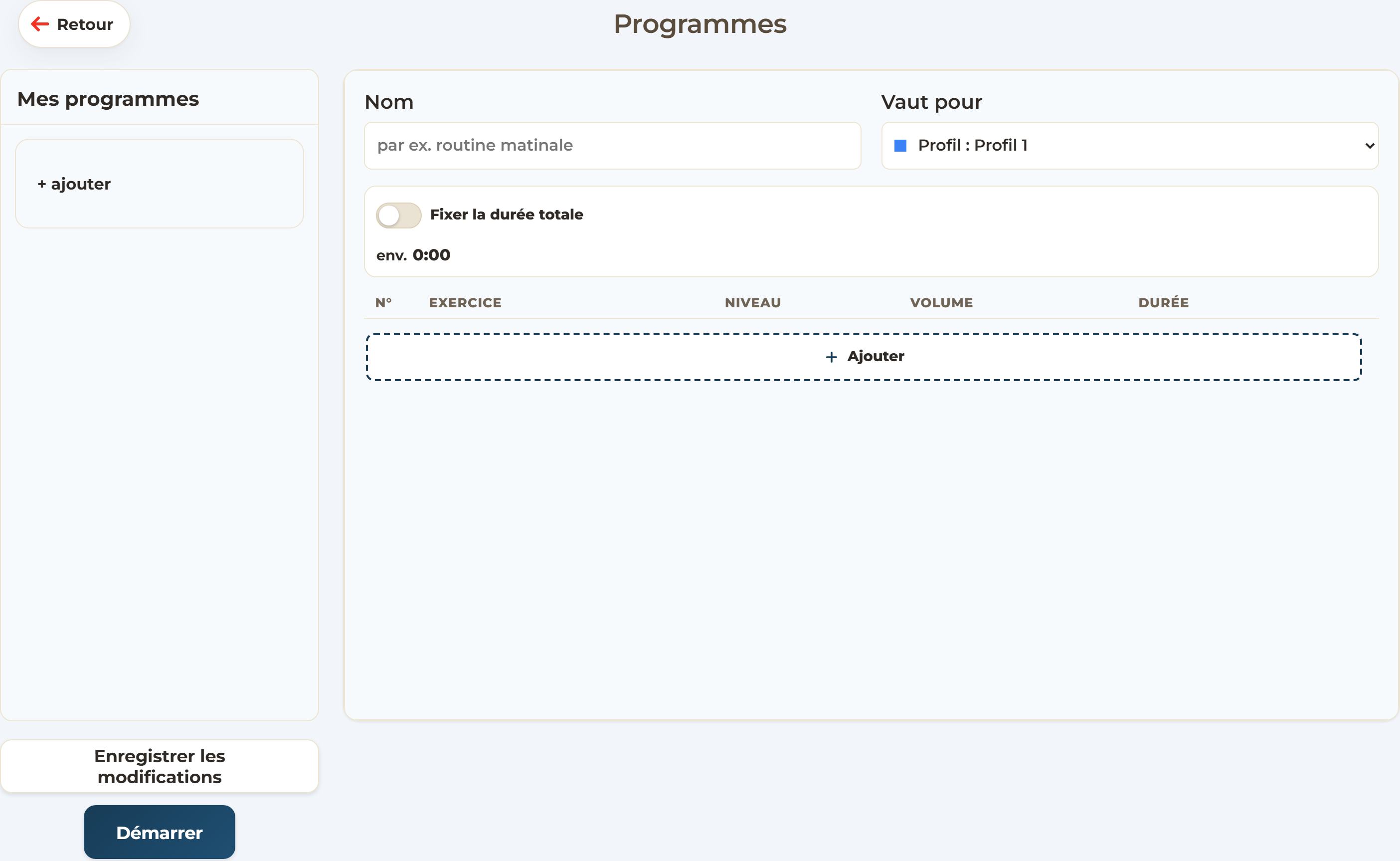 Programmes